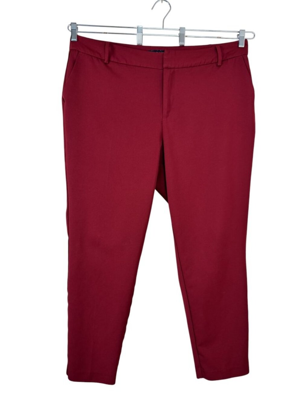 Eloquii Dark Red Career Pants Women's Plus Size 18 Office, Professional, Classic